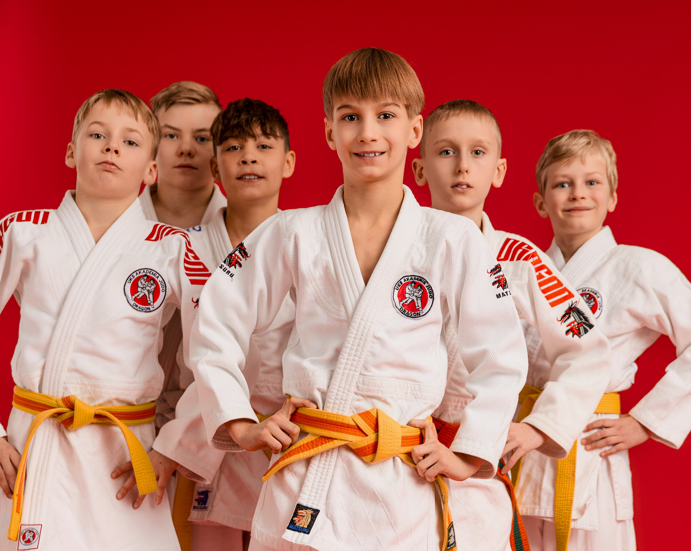 Zawodnicy Akademii Judo Dragon w judogach